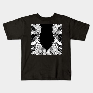 Dark Floral Kids T-Shirt